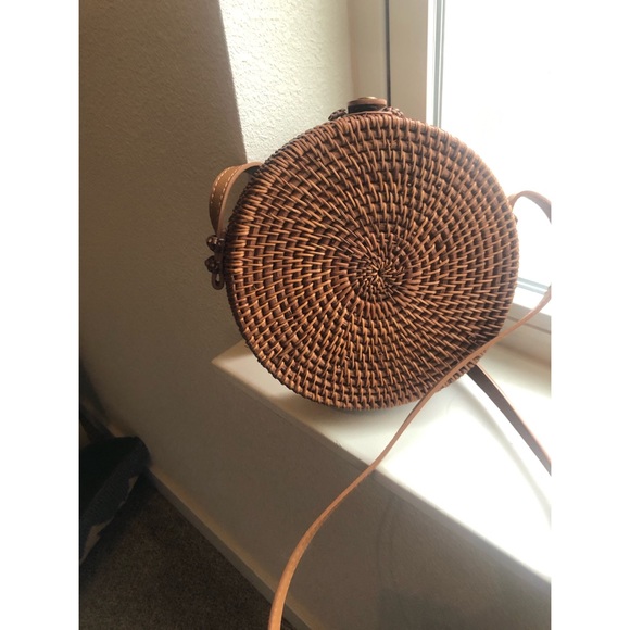 Straw Studios circle straw bag - Picture 4 of 4